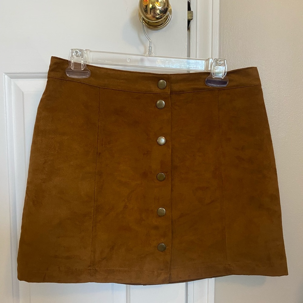 Old Navy suede skirt